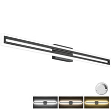 Load image into Gallery viewer, SOLFART Dimmable Vanity Lights Bathroom Lights Over Mirror Black Led Modern Light Fixture 8300
