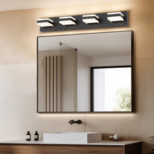 Load image into Gallery viewer, SOLFART LED Dimmable Black Vanity Light Over Mirror Modern Vanity Lighting for Bathroom 6000K 9568
