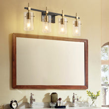 Load image into Gallery viewer, SOLFART Vanity Lights Bathroom Lights Over Mirror Vintage Bath Lighting Brushed Nickel Wall Sconce 7200