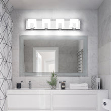 Load image into Gallery viewer, SOLFART Vanity Lights Chrome Finish Modern Bathroom Light Dimmable Vanity Lighting Fixtures  LED Light 7249
