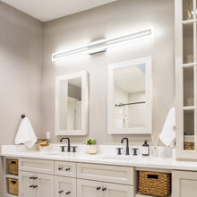 Load image into Gallery viewer, SOLFART Dimmable Vanity Lights Bathroom Lights Over Mirror Black Led Modern Light Fixture 8300