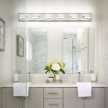 Load image into Gallery viewer, SOLFART LED Dimmable Black Vanity Light Over Mirror Modern Vanity Lighting for Bathroom 6000K 9568