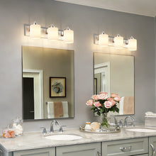 Load image into Gallery viewer, SOLFART Vintage Wall Lighting Over Mirror Bathroom Vanity Light Fixtures Thick Globes 8580 Lights