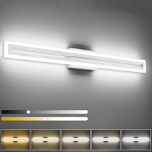 Load image into Gallery viewer, SOLFART Dimmable Vanity Lights Bathroom Lights Over Mirror Black Led Modern Light Fixture 8300