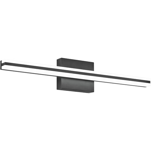 SOLFART Dimmable Black Bathroom Light Fixtures Over Mirror Vanity Lights Modern Matt Black Led Lights 8200