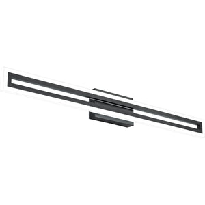 SOLFART Dimmable Vanity Lights Bathroom Lights Over Mirror Black Led Modern Light Fixture 8300