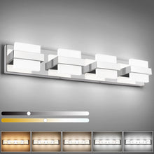 Load image into Gallery viewer, SOLFART LED Modern Matt Black Vanity Lights Waterproof Finishing Bathroom Wall Light Fixture Over Mirror 7248