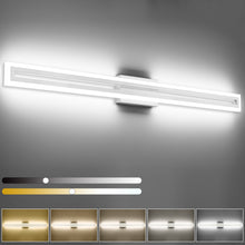 Load image into Gallery viewer, SOLFART Dimmable Vanity Lights Bathroom Lights Over Mirror Black Led Modern Light Fixture 8300