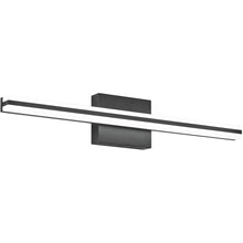 Load image into Gallery viewer, SOLFART Dimmable Black Bathroom Light Fixtures Over Mirror Vanity Lights Modern Matt Black Led Lights 8200