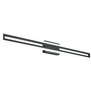 SOLFART Dimmable Vanity Lights Bathroom Lights Over Mirror Black Led Modern Light Fixture 8300