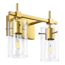 Load image into Gallery viewer, SOLFART Vanity Lights Bathroom Lights Over Mirror Vintage Bath Lighting Brushed Nickel Wall Sconce 7200