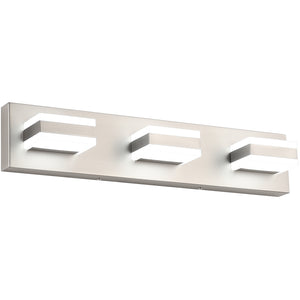 SOLFART Dimmable LED Modern Matt Black Bathroom Vanity Lights Over Mirror Acrylic Bath Wall Lighting 8568