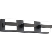 Load image into Gallery viewer, SOLFART LED Modern Matt Black Vanity Lights Waterproof Finishing Bathroom Wall Light Fixture Over Mirror 7248