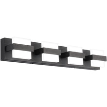 Load image into Gallery viewer, SOLFART LED Modern Matt Black Vanity Lights Waterproof Finishing Bathroom Wall Light Fixture Over Mirror 7248
