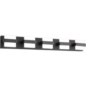 SOLFART LED Modern Matt Black Vanity Lights Waterproof Finishing Bathroom Wall Light Fixture Over Mirror 7248