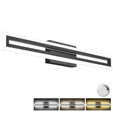 Load image into Gallery viewer, SOLFART Dimmable Vanity Lights Bathroom Lights Over Mirror Black Led Modern Light Fixture 8300