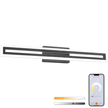 Load image into Gallery viewer, SOLFART Dimmable Vanity Lights Bathroom Lights Over Mirror Black Led Modern Light Fixture 8300