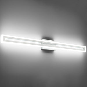 SOLFART Dimmable Vanity Lights Bathroom Lights Over Mirror Black Led Modern Light Fixture 8300