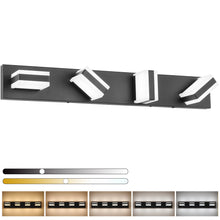 Load image into Gallery viewer, SOLFART LED Dimmable Black Vanity Light Over Mirror Modern Vanity Lighting for Bathroom 6000K 9568