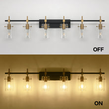 Load image into Gallery viewer, SOLFART Vanity Lights Bathroom Lights Over Mirror Vintage Bath Lighting Brushed Nickel Wall Sconce 7200