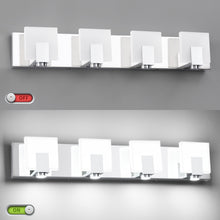 Load image into Gallery viewer, SOLFART Vanity Lights Chrome Finish Modern Bathroom Light Dimmable Vanity Lighting Fixtures  LED Light 7249