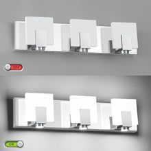 Load image into Gallery viewer, SOLFART Vanity Lights Chrome Finish Modern Bathroom Light Dimmable Vanity Lighting Fixtures  LED Light 7249