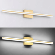 Load image into Gallery viewer, SOLFART Dimmable Black Bathroom Light Fixtures Over Mirror Vanity Lights Modern Matt Black Led Lights 8200