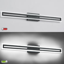 Load image into Gallery viewer, SOLFART Dimmable Vanity Lights Bathroom Lights Over Mirror Black Led Modern Light Fixture 8300