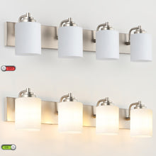 Load image into Gallery viewer, SOLFART Vintage Wall Lighting Over Mirror Bathroom Vanity Light Fixtures Thick Globes 8580 Lights