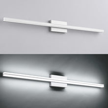 Load image into Gallery viewer, SOLFART Dimmable Black Bathroom Light Fixtures Over Mirror Vanity Lights Modern Matt Black Led Lights 8200
