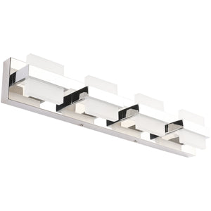 SOLFART LED Modern Matt Black Vanity Lights Waterproof Finishing Bathroom Wall Light Fixture Over Mirror