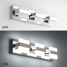 Load image into Gallery viewer, SOLFART LED Modern Matt Black Vanity Lights Waterproof Finishing Bathroom Wall Light Fixture Over Mirror