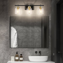 Load image into Gallery viewer, SOLFART Vintage Bathroom Vanity Light Over Mirror Glass Shade Bath Fixtures