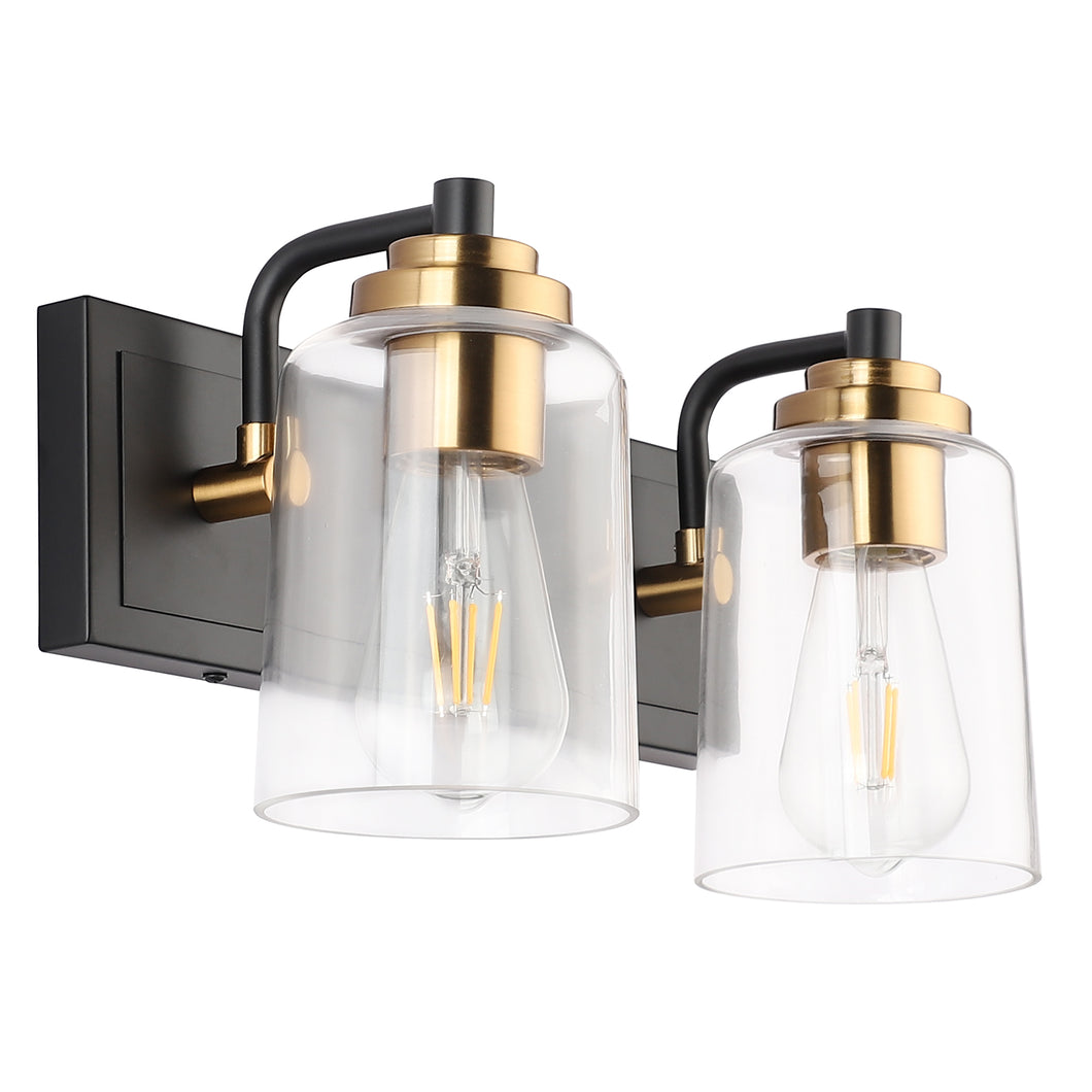 SOLFART Vintage Wall Lighting Over Mirror Bathroom Vanity Light Fixtures Thick Globes 8580 Lights