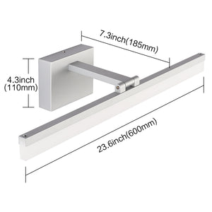 SOLFART Dimmable LED  Vanity Lighting Fixture Wall Light Over Mirror for Bathroom