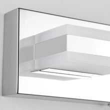 Load image into Gallery viewer, SOLFART Dimmable LED Modern Matt Black Bathroom Vanity Lights Over Mirror 4 Lights Acrylic Bath Wall Lighting